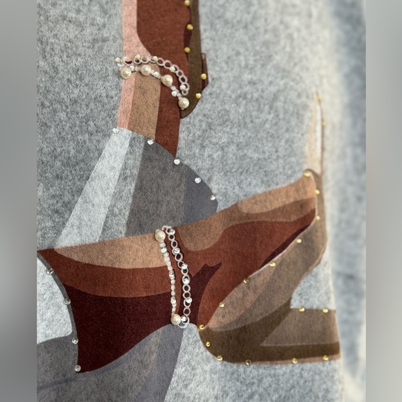 COPY - NWT! Love & Lace Womens Gray Large Stylish Top Super Soft Like Cashmere - Picture 3 of 14